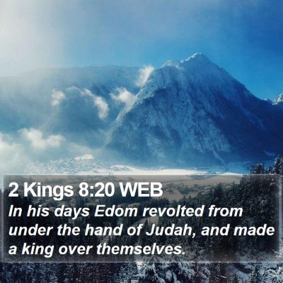 2 Kings 8:20 WEB Bible Verse Image