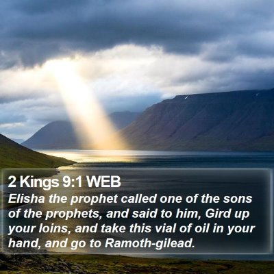 2 Kings 9:1 WEB Bible Verse Image