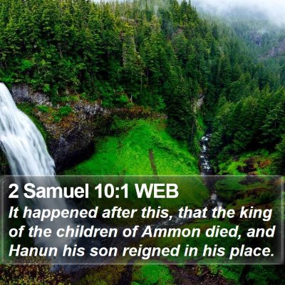 2 Samuel 10:1 WEB Bible Verse Image