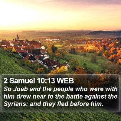 2 Samuel 10:13 WEB Bible Verse Image