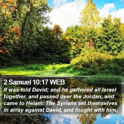 2 Samuel 10:17 WEB Bible Verse Image