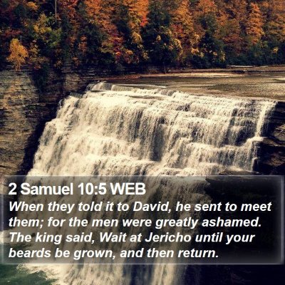 2 Samuel 10:5 WEB Bible Verse Image