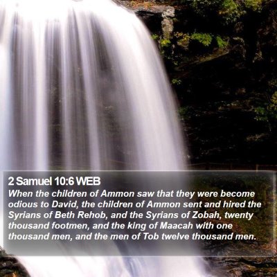 2 Samuel 10:6 WEB Bible Verse Image