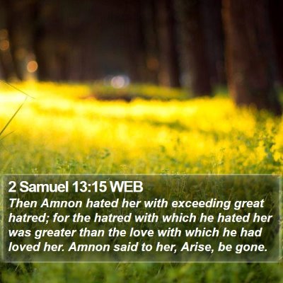 2 Samuel 13:15 WEB Bible Verse Image