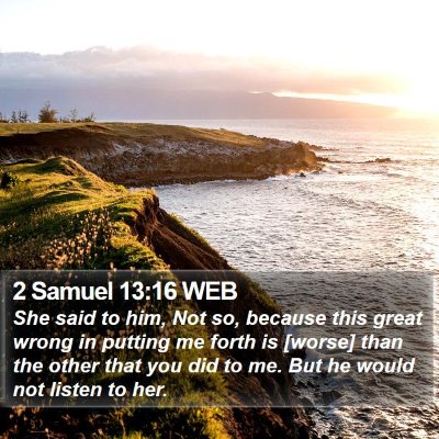 2 Samuel 13:16 WEB Bible Verse Image