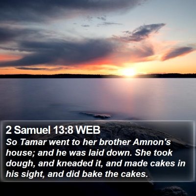 2 Samuel 13:8 WEB Bible Verse Image