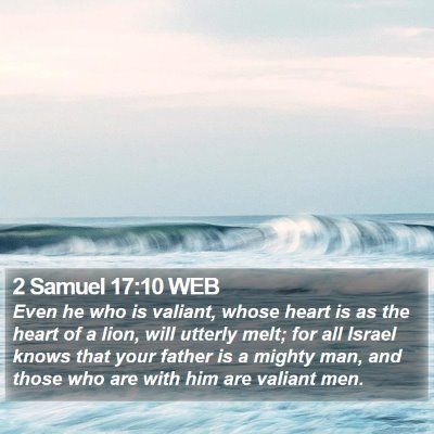2 Samuel 17:10 WEB Bible Verse Image