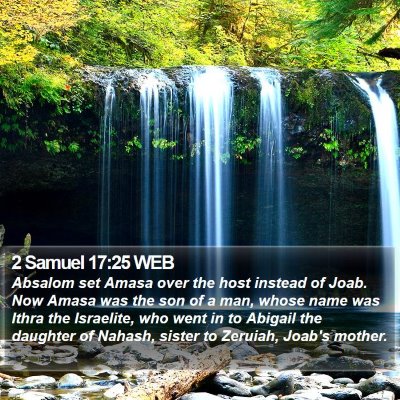 2 Samuel 17:25 WEB Bible Verse Image