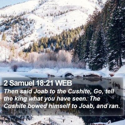 2 Samuel 18:21 WEB Bible Verse Image