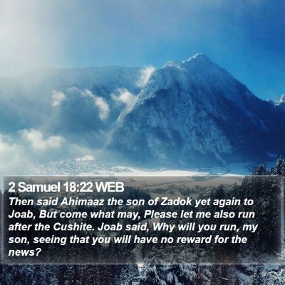 2 Samuel 18:22 WEB Bible Verse Image
