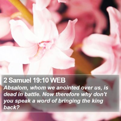 2 Samuel 19:10 WEB Bible Verse Image