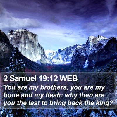 2 Samuel 19:12 WEB Bible Verse Image