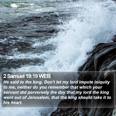 2 Samuel 19:19 WEB Bible Verse Image
