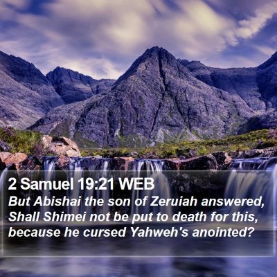 2 Samuel 19:21 WEB Bible Verse Image