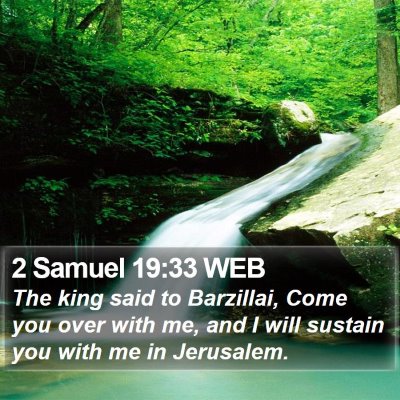 2 Samuel 19:33 WEB Bible Verse Image