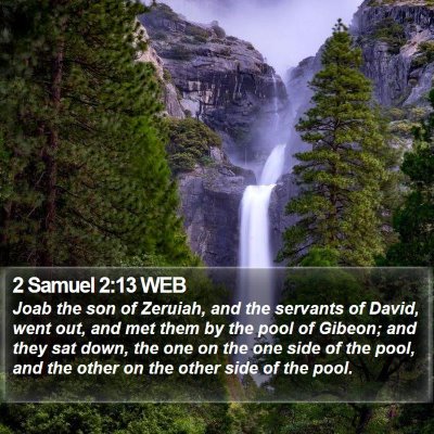 2 Samuel 2:13 WEB Bible Verse Image