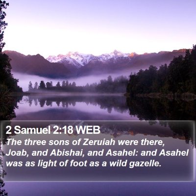 2 Samuel 2:18 WEB Bible Verse Image