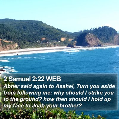 2 Samuel 2:22 WEB Bible Verse Image