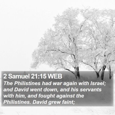 2 Samuel 21:15 WEB Bible Verse Image