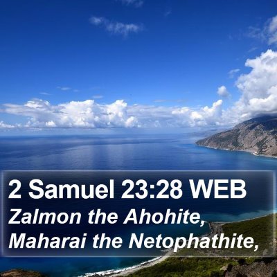 2 Samuel 23:28 WEB Bible Verse Image