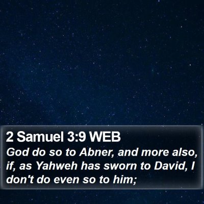 2 Samuel 3:9 WEB Bible Verse Image