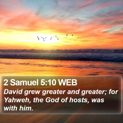 2 Samuel 5:10 WEB Bible Verse Image