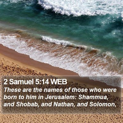 2 Samuel 5:14 WEB Bible Verse Image
