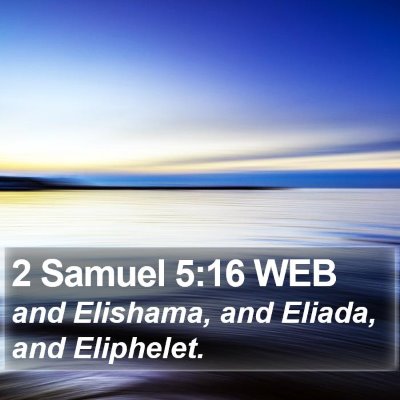 2 Samuel 5:16 WEB Bible Verse Image