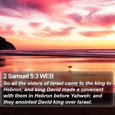 2 Samuel 5:3 WEB Bible Verse Image