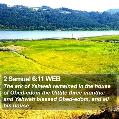 2 Samuel 6:11 WEB Bible Verse Image