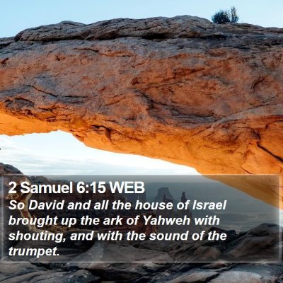 2 Samuel 6:15 WEB Bible Verse Image
