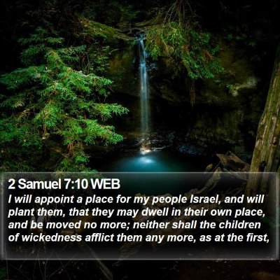2 Samuel 7:10 WEB Bible Verse Image