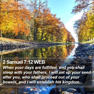 2 Samuel 7:12 WEB Bible Verse Image