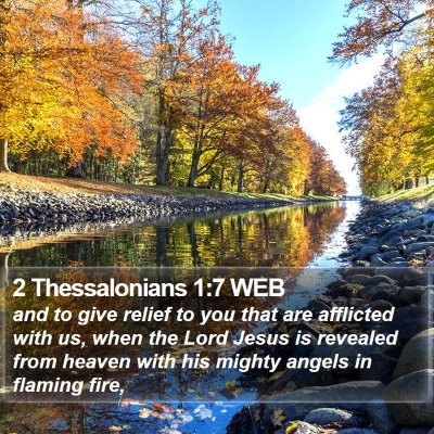 2 Thessalonians 1:7 WEB Bible Verse Image