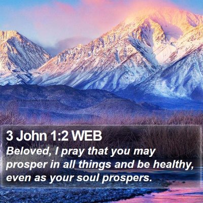 3 John 1:2 WEB Bible Verse Image