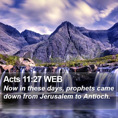 Acts 11:27 WEB Bible Verse Image