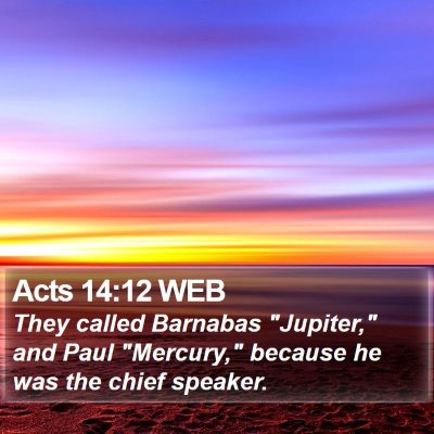 Acts 14:12 WEB Bible Verse Image