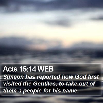 Acts 15:14 WEB Bible Verse Image