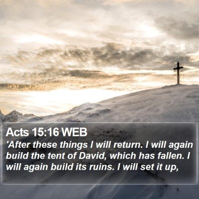 Acts 15:16 WEB Bible Verse Image