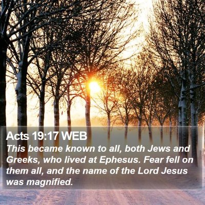 Acts 19:17 WEB Bible Verse Image