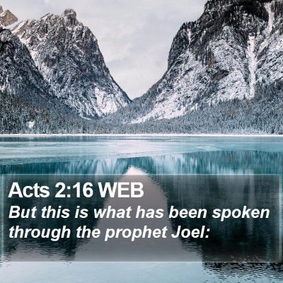 Acts 2:16 WEB Bible Verse Image