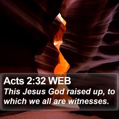 Acts 2:32 WEB Bible Verse Image