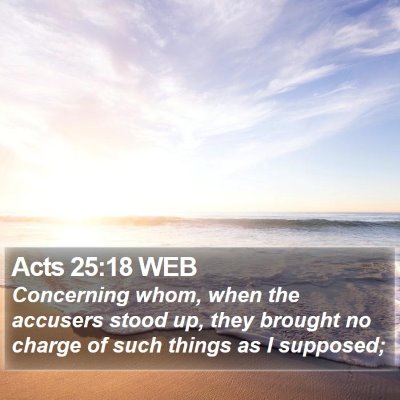 Acts 25:18 WEB Bible Verse Image