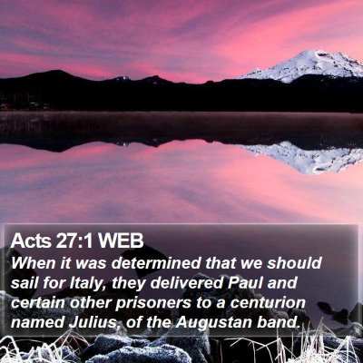 Acts 27:1 WEB Bible Verse Image