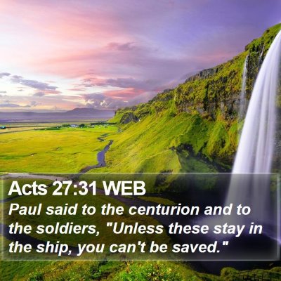 Acts 27:31 WEB Bible Verse Image