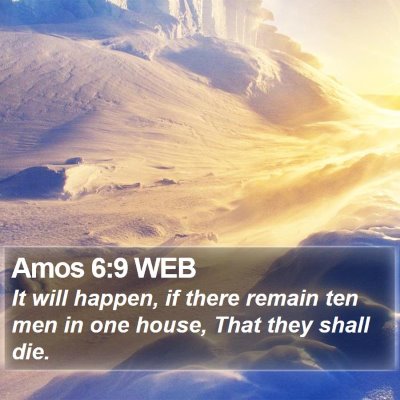 Amos 6:9 WEB Bible Verse Image