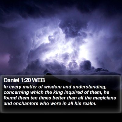 Daniel 1:20 WEB Bible Verse Image