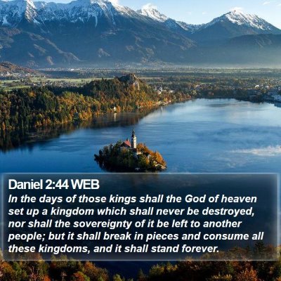 Daniel 2:44 WEB Bible Verse Image