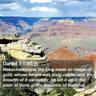 Daniel 3:1 WEB Bible Verse Image
