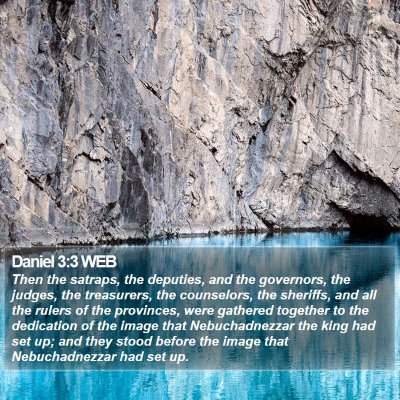 Daniel 3:3 WEB Bible Verse Image